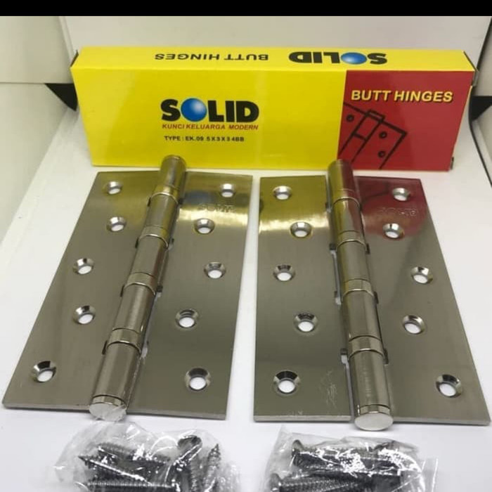 ENGSEL SOLID / ENGSEL PINTU 5 INCHI EK 09