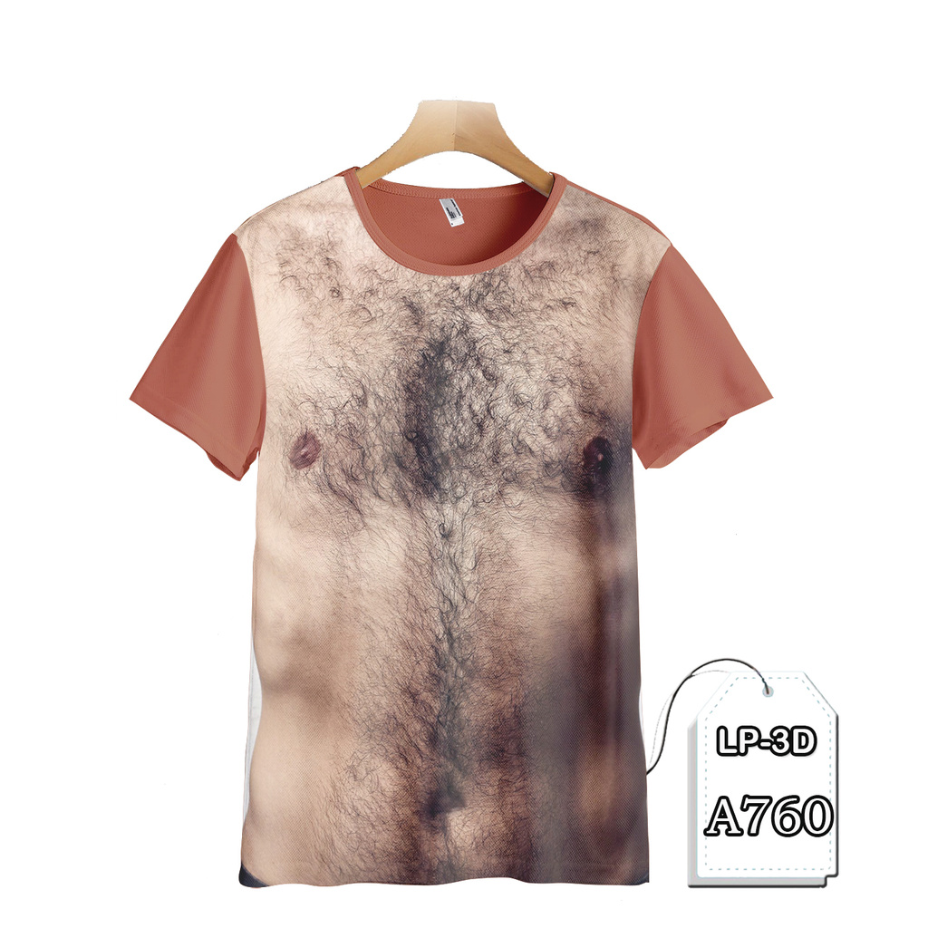 Baju Unik Motif Body Sixpack Pria Kaos Dewasa Printing 3D #LP3D-A760