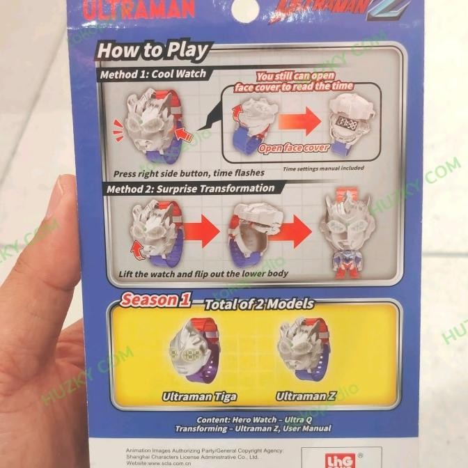 MINISO Transformation Jam Tangan Digital Anak ULTRAMAN TIGA / Z HF56