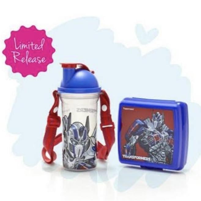 Tempat makan dan minum anak Tupperware Transformer Lunch set PM