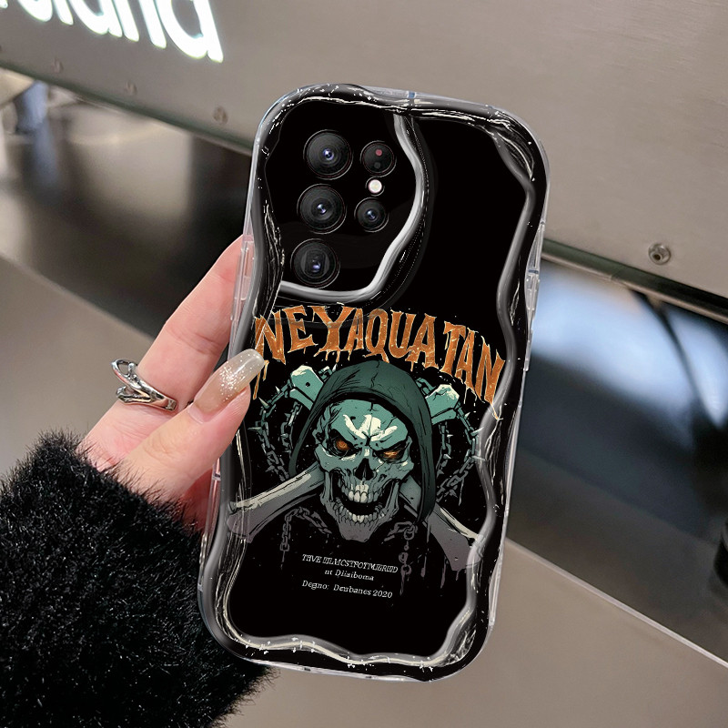 Casing Hp Untuk Samsung Galaxy S22 Plus S22 Ultra Case Casing pola kematian Kasing ponsel Cesing omb