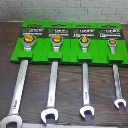 Kunci Ring Pas Rachet Tekiro Panjang Uk 12Mm - Japan Quality