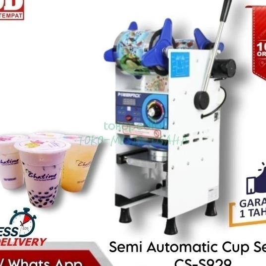 Se Otomatis Cup Sealer Cs-929 Powerpa & Mesin Cup Sealer Se Auto
