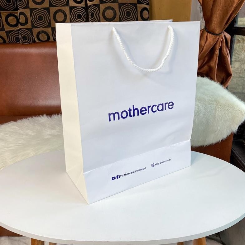 

COD Paper Bag Mothercare Putih Size Besar Bungkus Kado Hadiah Anak sa-324