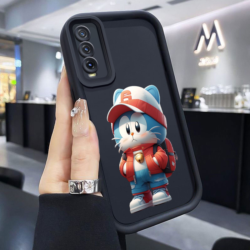Casing Hp VIVO Y20 Y20s Y20i Y20T Y12s Y12a Y30G Y11s Case Casing HP pola Doraemon Kesing genggam Si