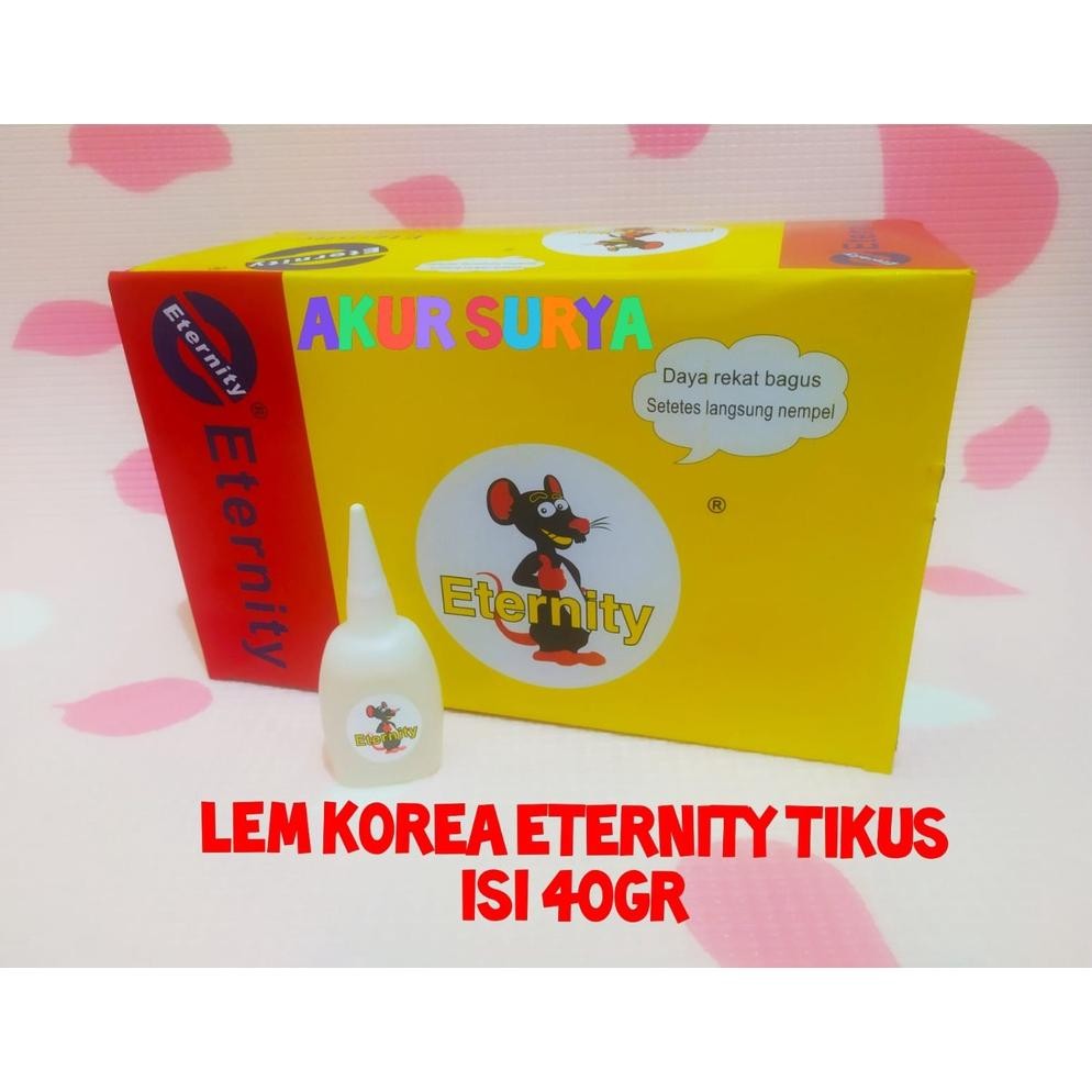 

SPECIAL ISI 20 PCS PAS 1 KILO LEM ETERNITY JUMBO GAMBAR TIKUS DUS BOX LEM KOREA ORIGINAL BERKUALITAS - LEM SETAN - LEM SERBAGUNA - LEM SERBA GUNA - LEM TETES CAIR - LEM POWER GLUE - LEM ALTECO ETERNITY SUPER JUMBO ORIGINAL BERKUALITAS fb-4