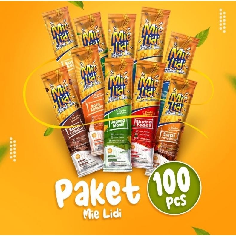 

Terpercaya Paket Usaha Mie Lidi 100Pcs Grosir