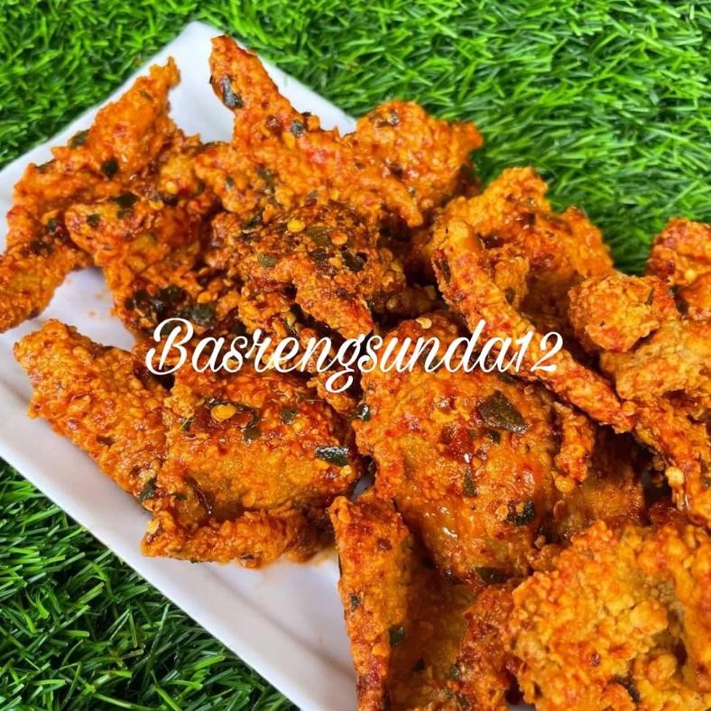 

Discount Kripik Kulit Ayam Crispy Renyah Pedas Daun Jeruk 500Gram Premium