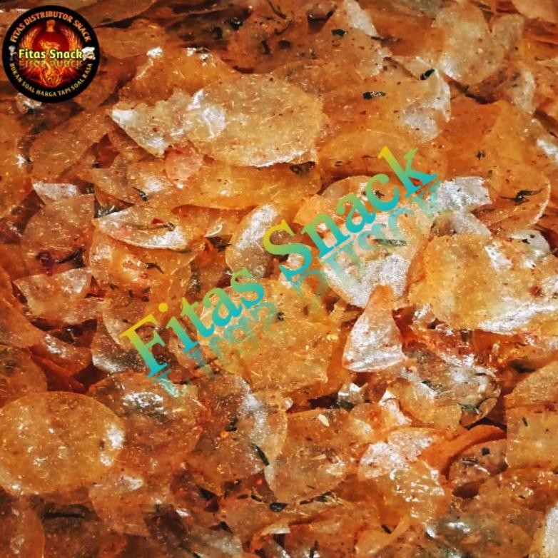 

Termurah Kripca/Pikca/Keripik Kaca 1Kg Pedas Aroma Daun Jeruk Super Enak/Beledag Kicimpring/Kripik Beling 1Kg/Kirca/Keripik Singkong/Kripik Kaca Kiloan/Pikset/Keripik Kaca Pedas Murah 1 Kg Murah