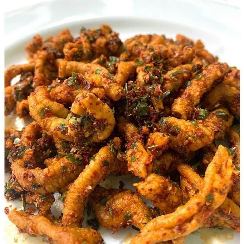 

Terpercaya Keripik Usus Pedas Daun Jeruk Crispy 1Kg Premium