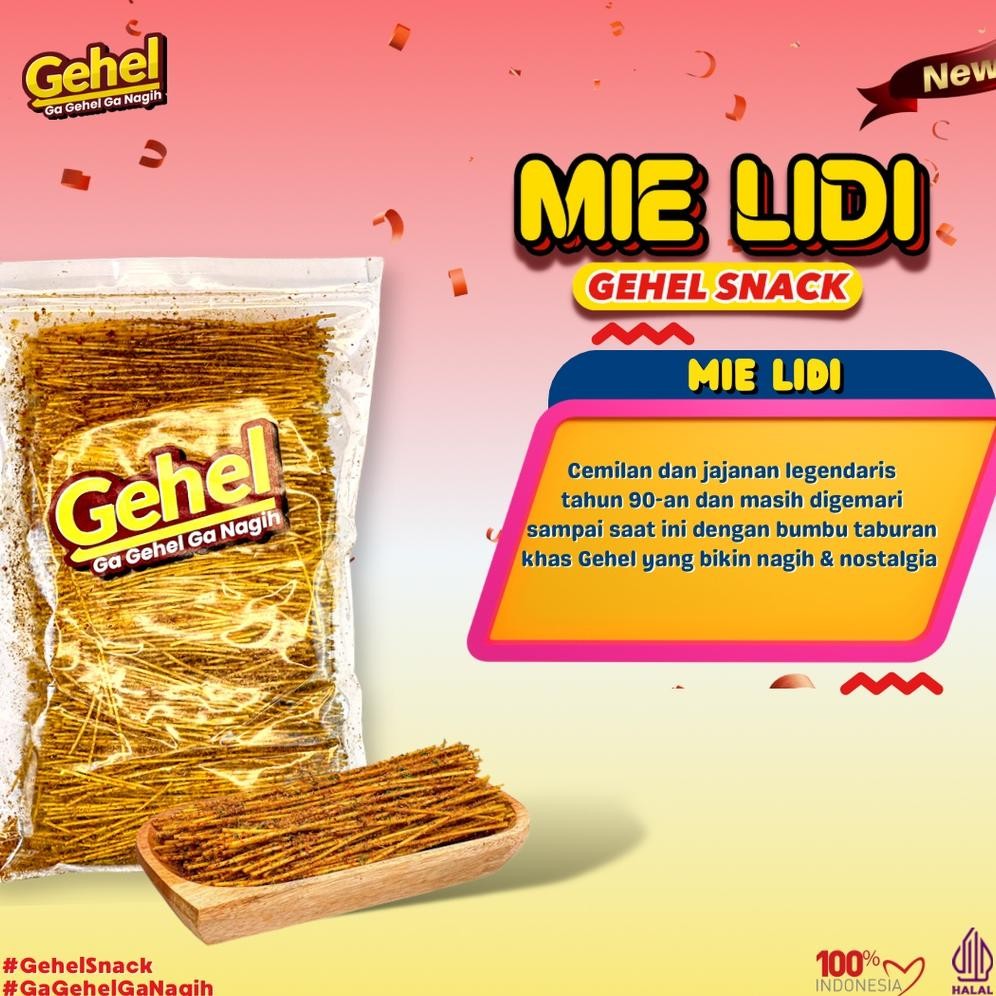 

Original Gehel Mie Lidi 1Kg (Edisi Terbatas) - Makanan Ringan Murah