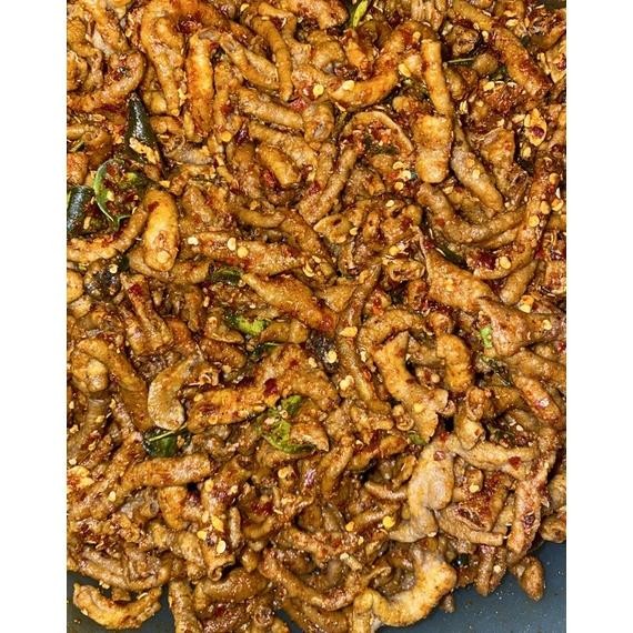 

Big Sale Kripik Usus Original Pedas Daun Jeruk @500Gr Grosir