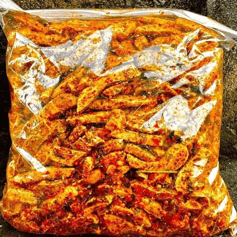 

Discount Basreng Pedas Daun Jeruk 1Kg / Basreng Viral Rempah Daun Jeruk Grosir