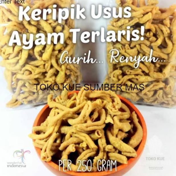 

Original Keripik Usus 250 Gr / Kripik Usus Ayam / Keripik Usus Kiloan / Keripik Usus Asin Gurih / Pedes Daun Jeruk High Quality
