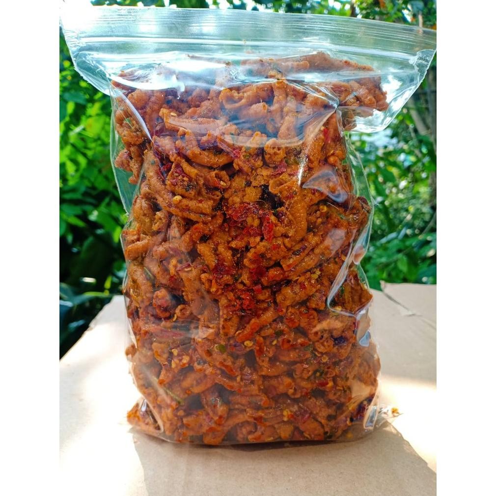 

Terpercaya Keripik Usus Ayam 1Kg Pedas Daun Jeruk 1Kg & Original Grosir