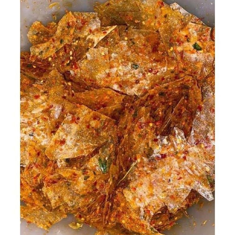 

10.10 Keripik Kaca 1Kg/Kripca Kaca 1Kg/Keripik Kaca Pedas Daun Jeruk Murah