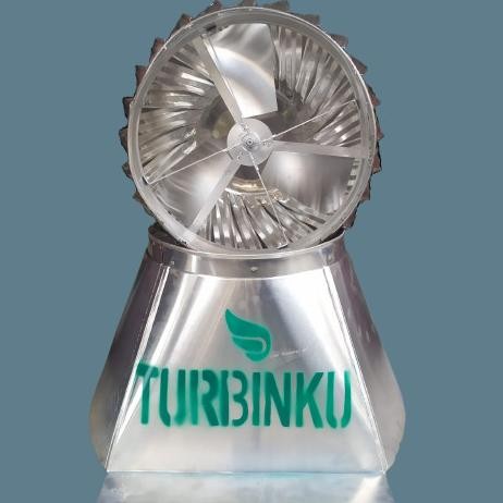 Turbine Ventilator Merk Turbinku 18 Inches Alluminium