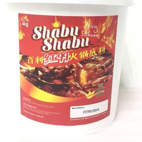 

Bumbu Huoguo / Shabu-Shabu Instan / Kuah Mala Sichuan Hotpot 4Kg