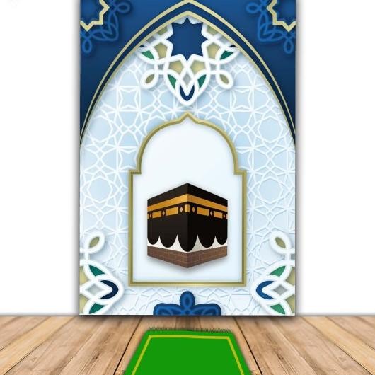 Stiker Dinding Mushola 3D Wallr Masjid Hrab Wall Stiker Dekorasi
