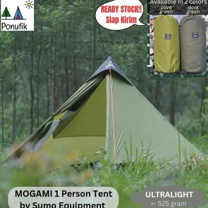 Masih Ada Mogami 1P Ultralight Tent Sumo Equipment Tenda Camping Shelter 1 Person