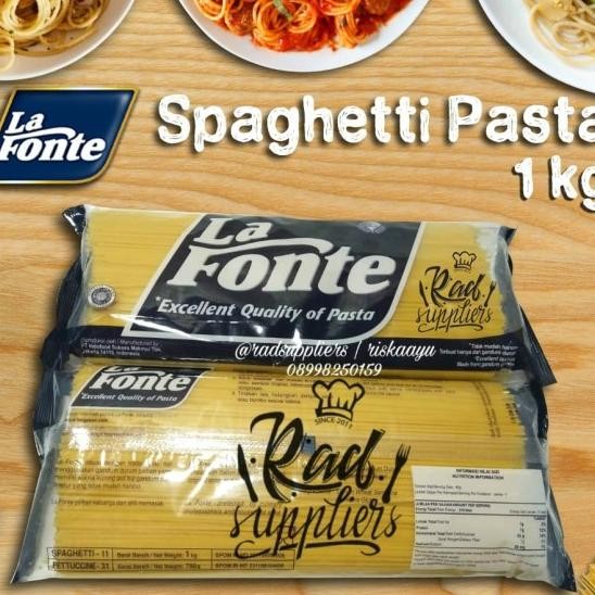 

La Fonte Spaghetti 1Kg, Spaghetti La Fonte 1Kg.. Spesial Price.... !