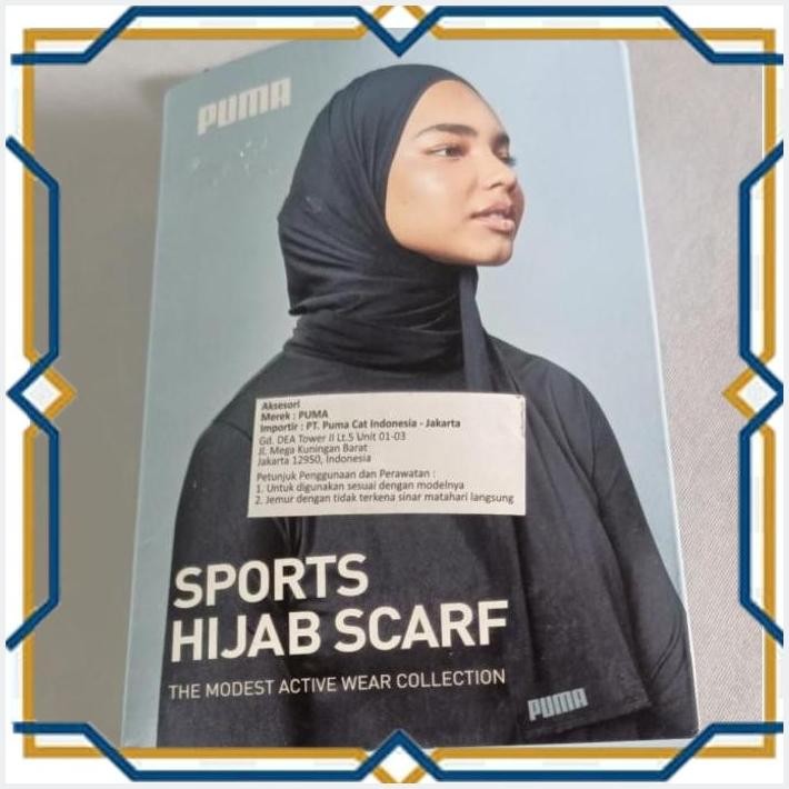 

[THE] JILBAB KERUDUNG OLAHRAGA PUMA SPORTS HIJAB SCARF ORIGINAL 02408801