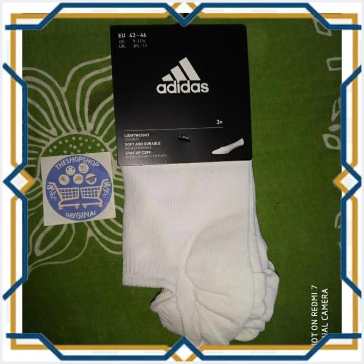 

[THE] KAOS KAKI ADIDAS PERFORMANCE INVISIBLE SOCKS 3 PAIRS CF3390 ORIGINAL