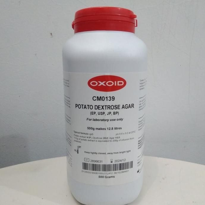 Potato Dextrose Agar (Pda) Oxoid [ Cariomarket ]