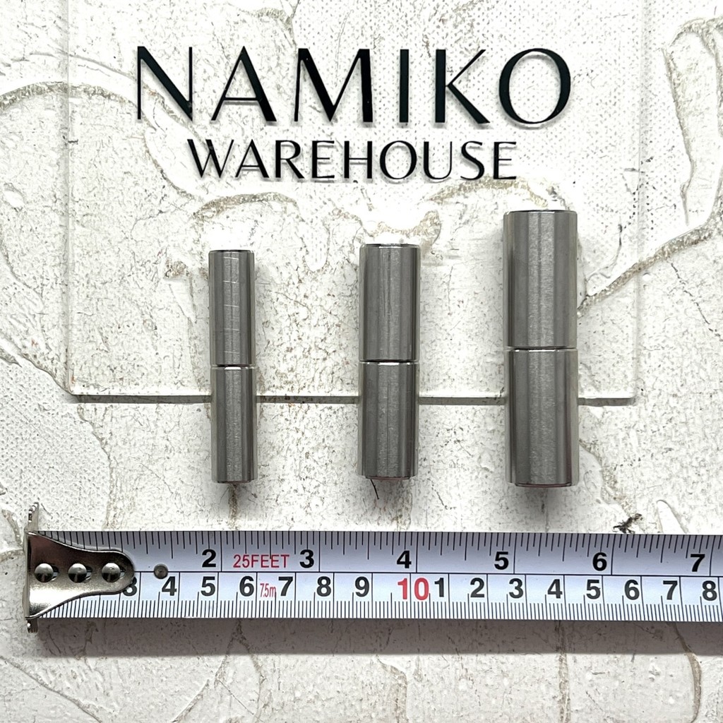 Engsel bambu bubut pagar stainless steel 1/2 5/8 3/4 inch