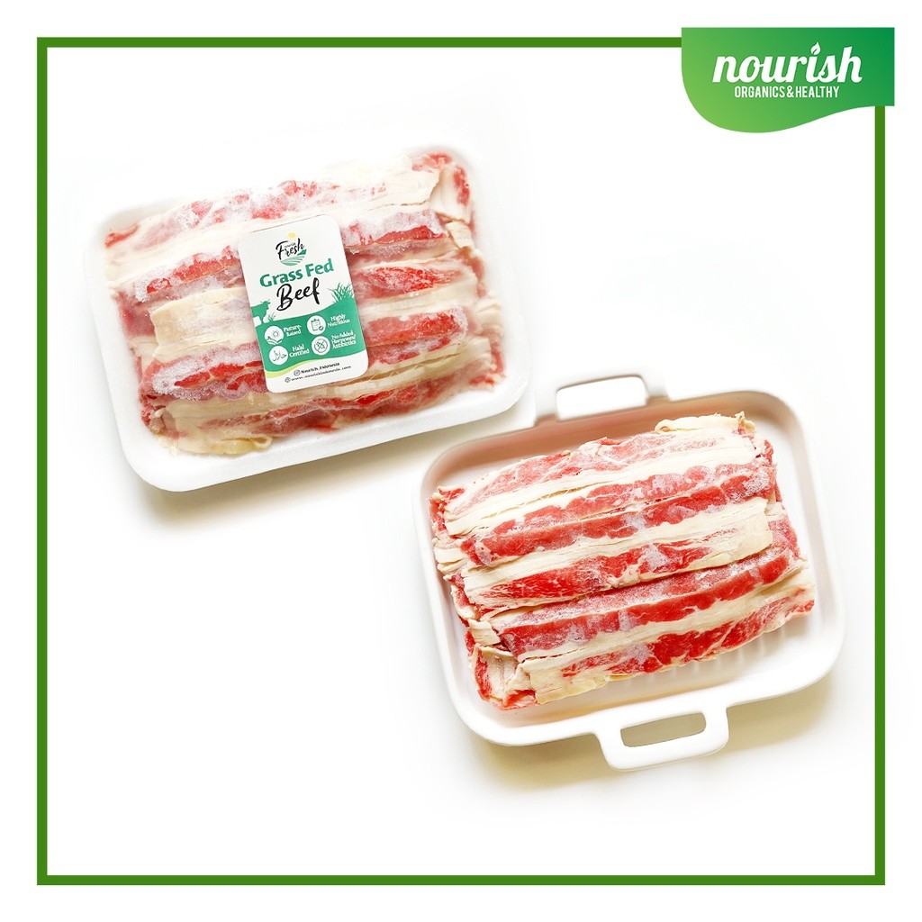 

Grass Fed Beef Shortplate / Shabu-Shabu (250 Gr) Daging Slice Grassfed