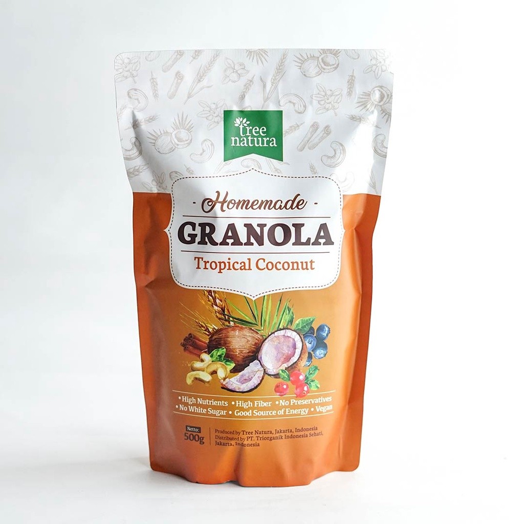 

Tree Natura, Granola Tropical Coconut 500gr