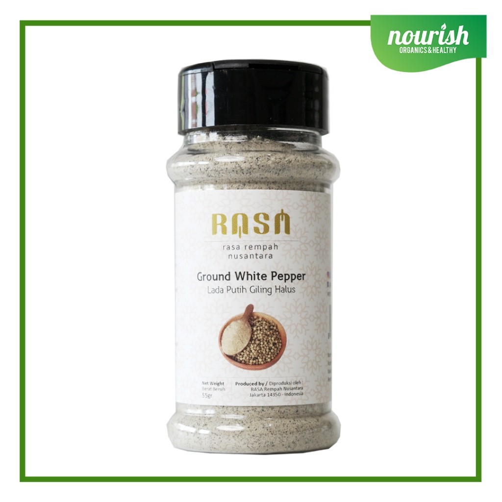 

Rasa, Ground White Pepper 55gr