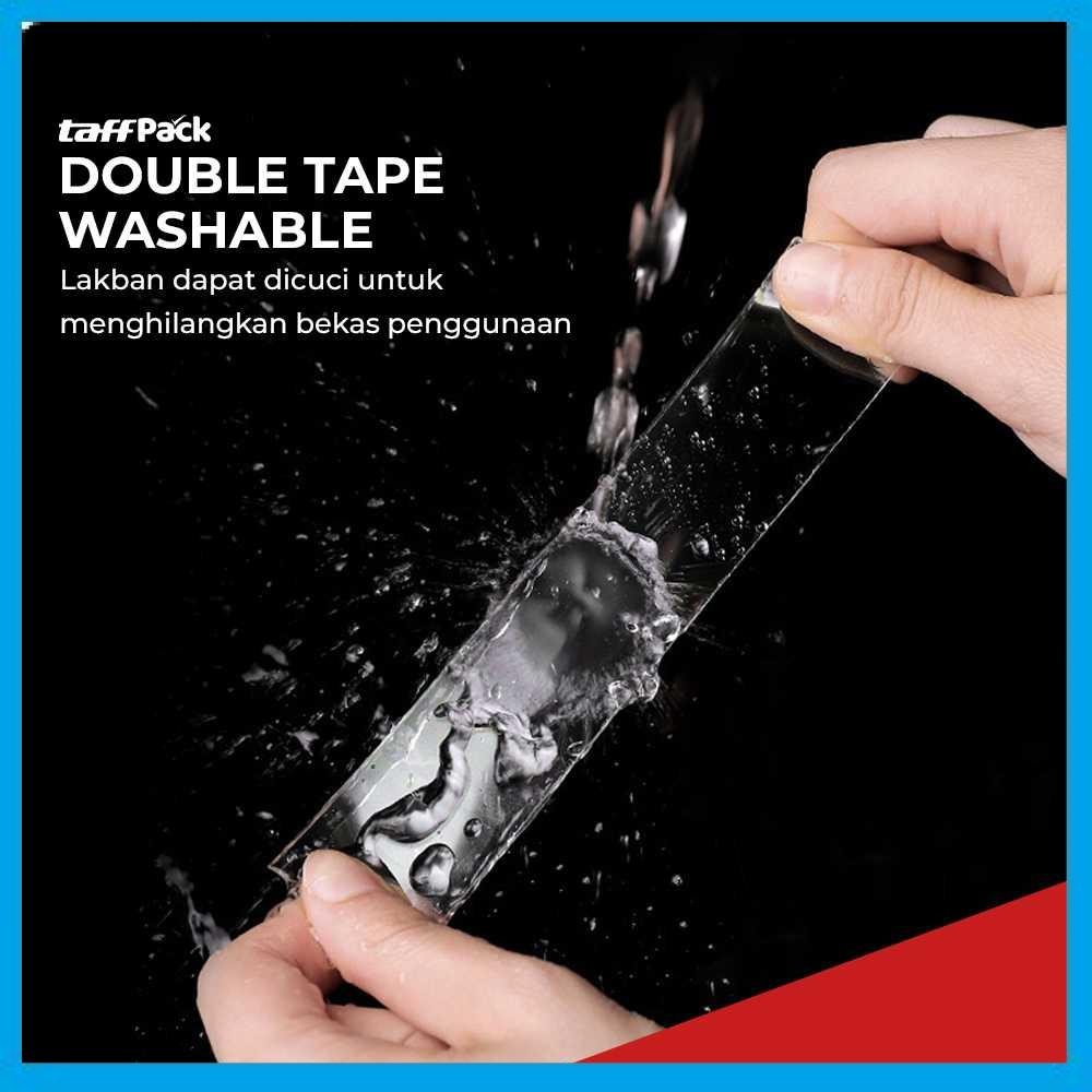 

TaffPACK Double Tape Perekat No Trace Adhesive Washable Sticker - J007