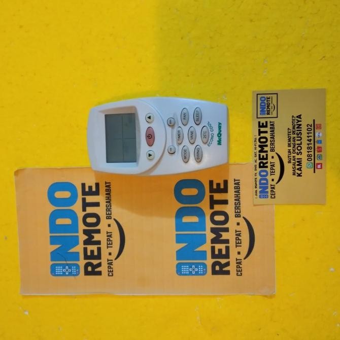 REMOTE AC MCQUAY ECONO COOL ORIGINAL