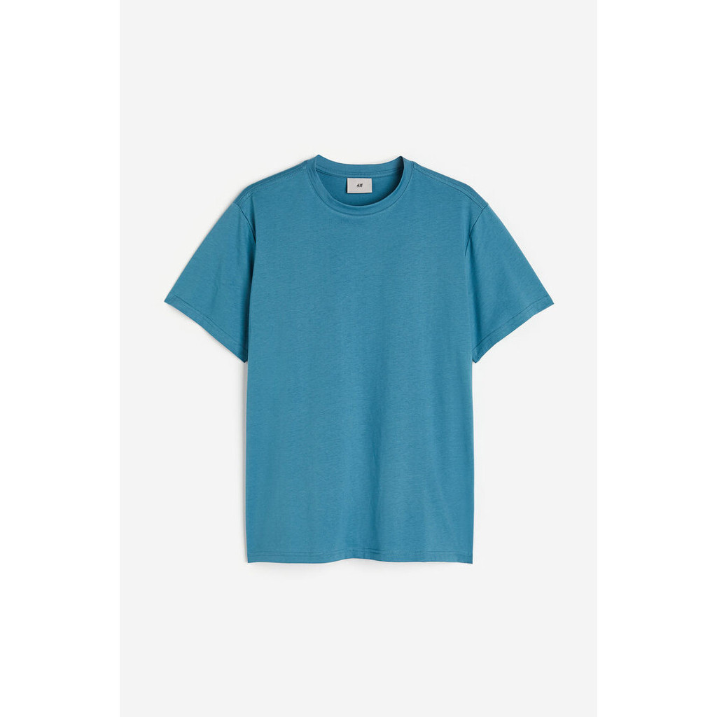 H&M Pria Regular Fit Pima cotton T-shirt 1101075_4