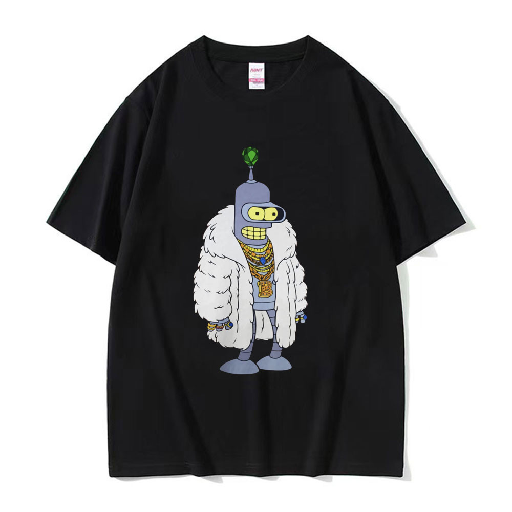 Kaos Robot Bender Bunuh Semua Kaos Manusia Kaos Pria