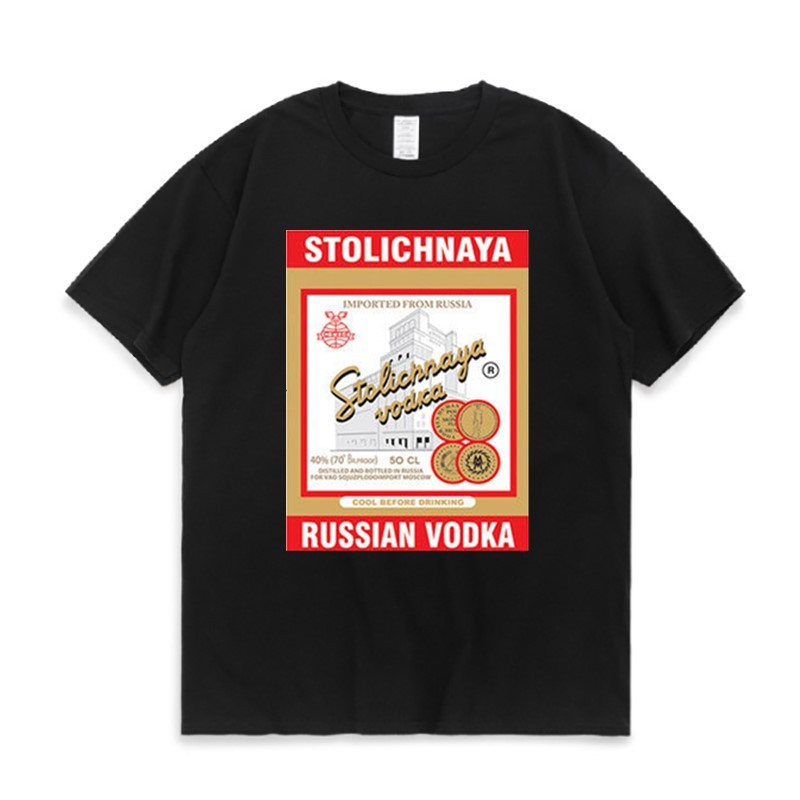 Minuman Beralkohol Vodka Rusia Kaos Kultus Militer Rusia