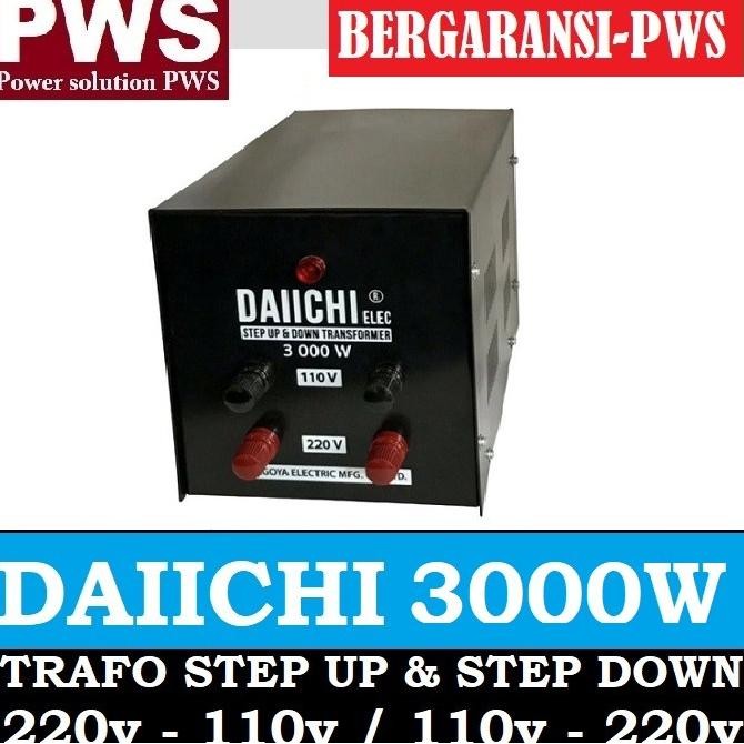 STEP UP & DOWN 220V / 110V TRANSFORMER DAIICHI 3000Watt