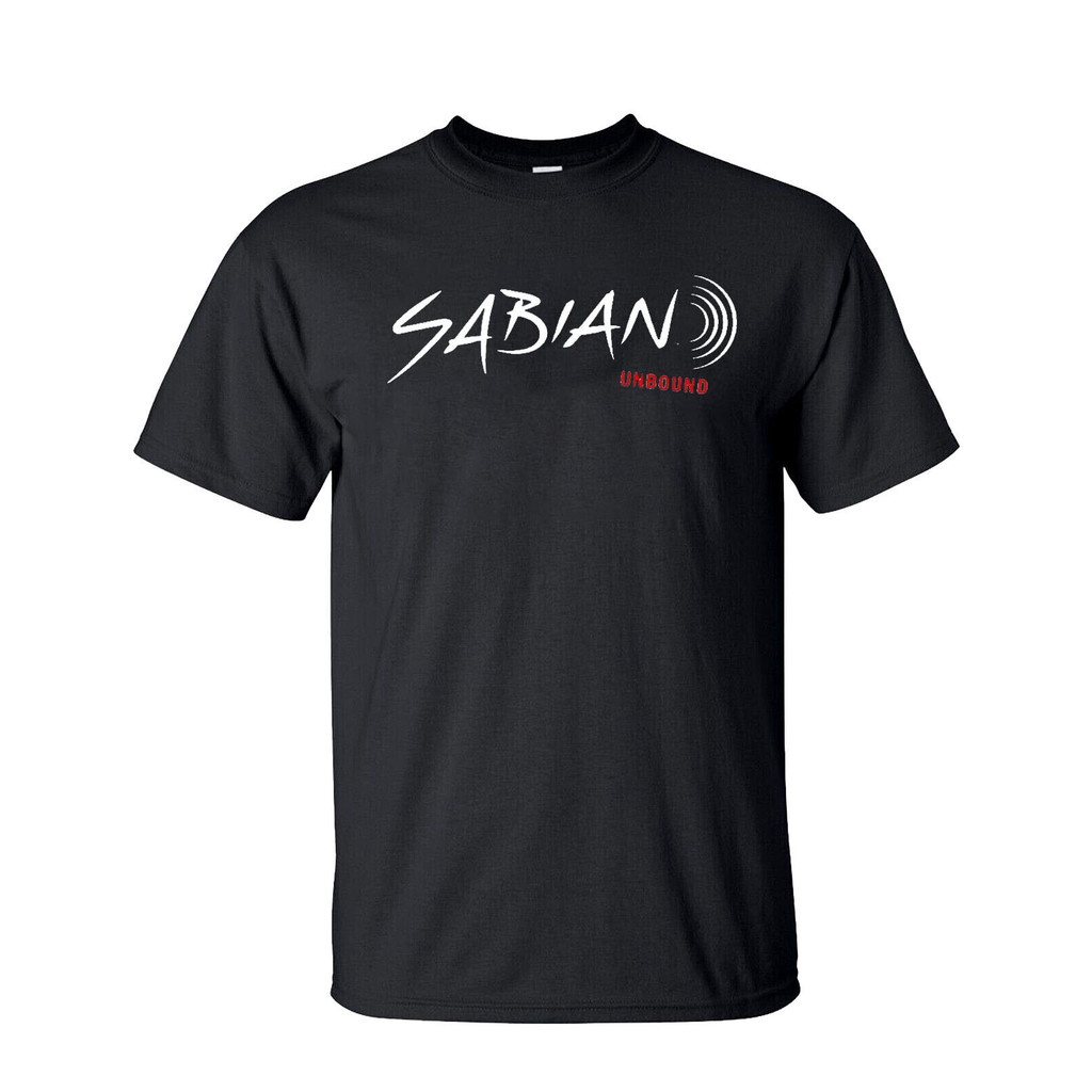 Sabian Simbal Drum Logo Kaos Pria Amerika Serikat