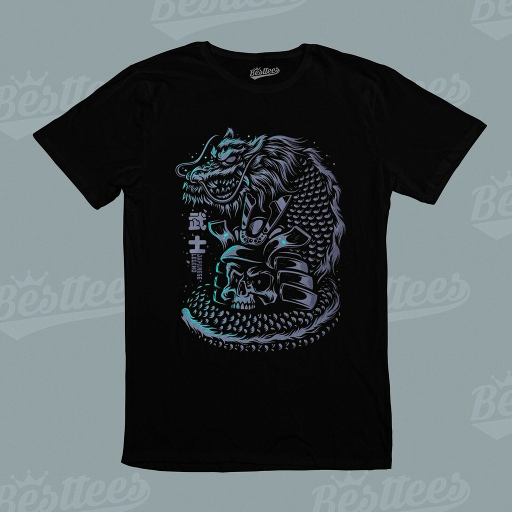 Kaos Naga Samurai Shinobi Cina Pria Dewasa Pria Dewasa