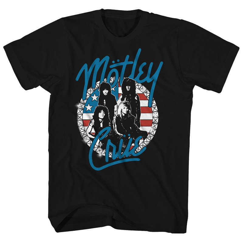 Motley Vintage Crue Kaos Vintage Kaos Vintage Kaos Kualitas Premium
