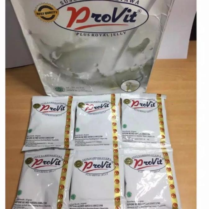 

25 sachet susu kambing etawa provit