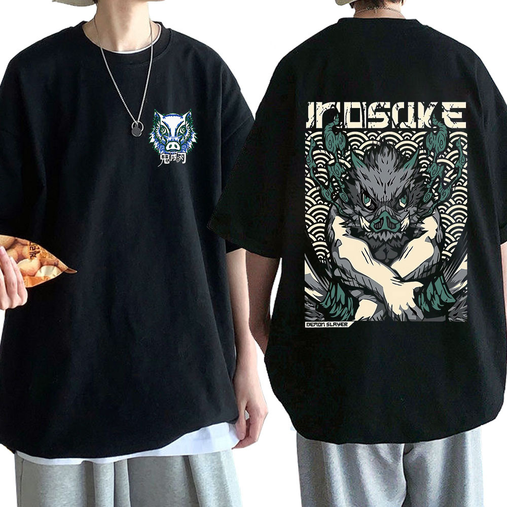 Tshirt Pembunuh Iblis Anime Manga Hashibira Inosuke Kimetsu No Yaiba Tshirt