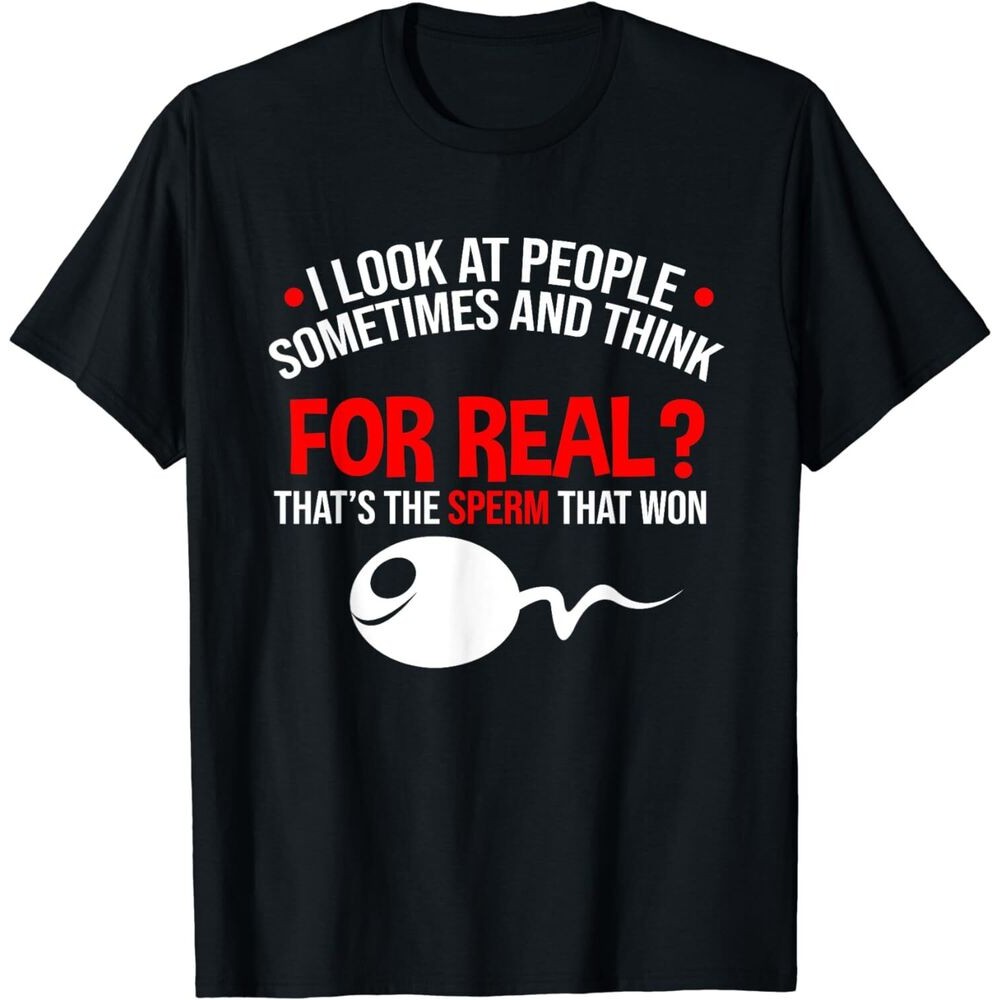 Orang-orang Sperma yang Memenangkan Kaos Sarkastik Humor Dewasa