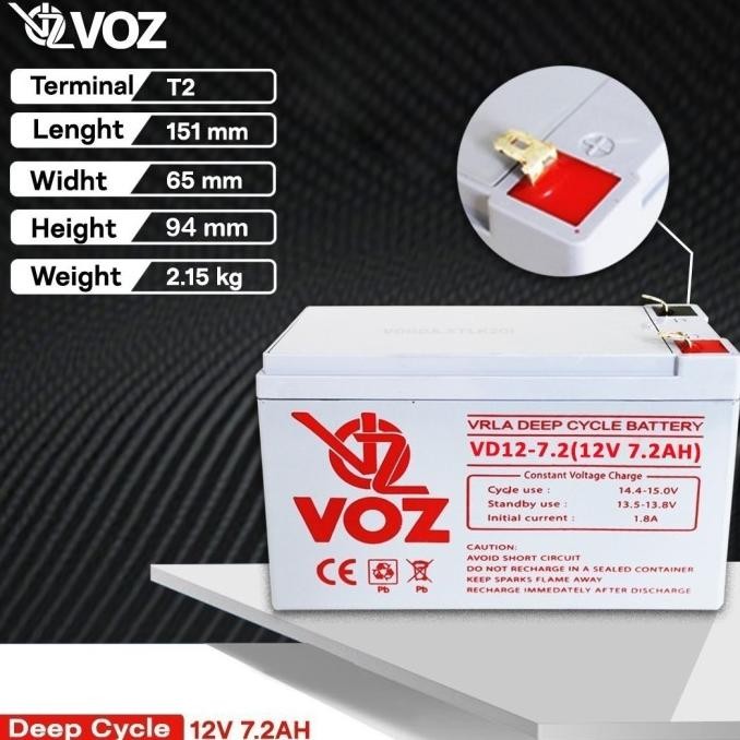 AKI KERING VOZ 12V7AH AKI UPS 12V 7AH