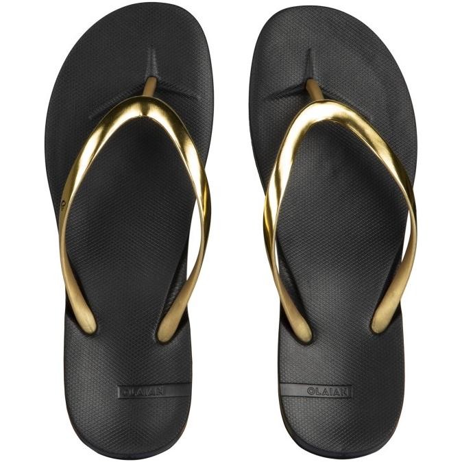 Decathlon Olaian Sandal Jepit Pantai Wanita - Hitam - 8586974