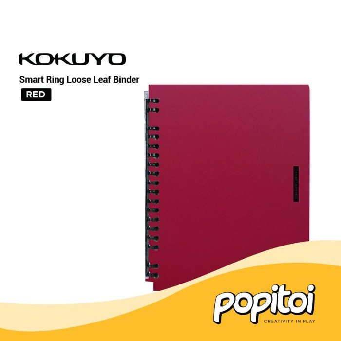 

Amberela Kokuyo Smart Ring Loose Leaf Binder B5 Notebook Buku Tulis 360 Lipat