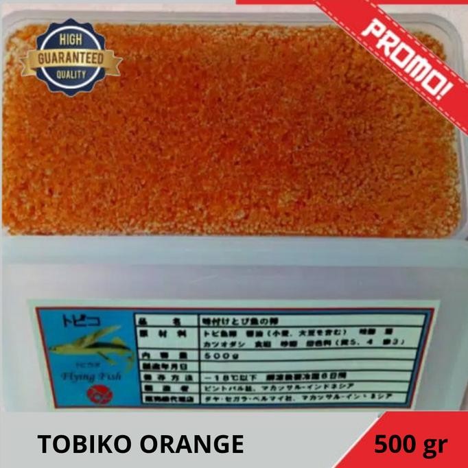 

TOBIKO ORANGE (FLYING FISH) 500 GR ORIGINAL DAN TERPERCAYA