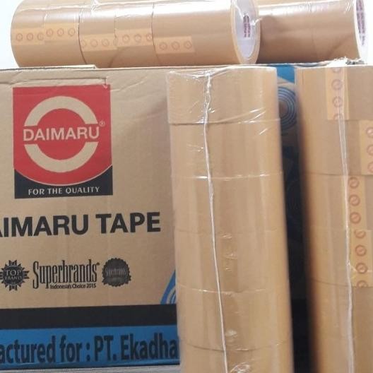

Lakban Daimaru Tape Isolasi Coklat 2 Inch X 90 Yard 1 Box (72 Roll)