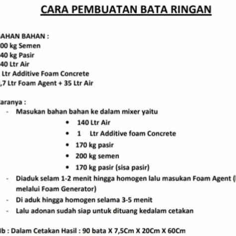 Promo Keren Cairan Pengeras Hebel/Batu Bata Ringan Cbm Additive Concrete 5 Liter